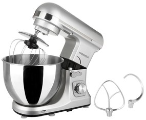 Impastatrice planetaria silver da 1000 W, a 6 velocità con ciotola da 5 litri