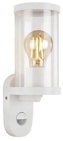 Applique Esterno Moderno Kairo Move Metallo Bianco 1 Luce E27