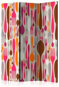 Paravento  Cutlery  pink and violet [Room Dividers]  Colore ---, Dimensioni e Misure 135x172