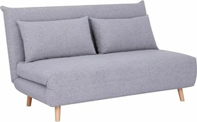 Divano letto Spike II in tessuto grigio – 147x91x84 cm