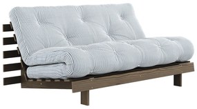 Divano letto bianco/azzurro 160 cm Roots - Karup Design