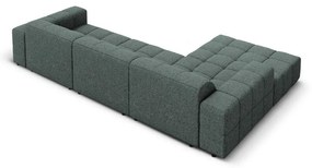 Divano angolare turchese (angolo sinistro) Chicago - Cosmopolitan Design