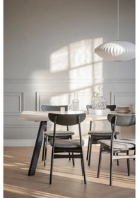 Sedie da pranzo nere in un set di 2 Rodham - Rowico