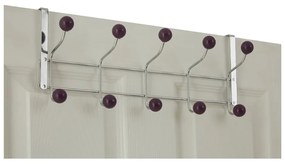 Appendiabiti in metallo bordeaux-argento 41 cm - Premier Housewares