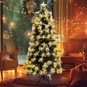 Aigostar - Albero di Natale LED da esterno 245xLED/6W/230V/8 funzioni 210cm IP44 bianco caldo