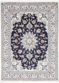 Nain Tappeto persiano 210x150 Blu (Iran) Annodato A Mano