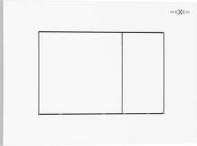 Mexen Tex 02 pulsante di scarico, bianco lucido - 6102-01