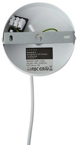 Lampada a sospensione moderna bianca 50cm 3 luci - Drum Duo