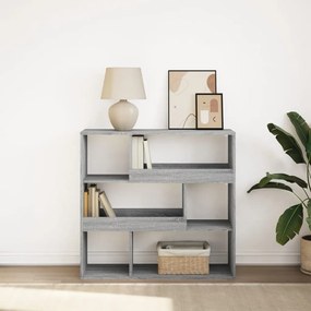 Libreria/divisorio grigio sonoma 100x33x94,5 cm