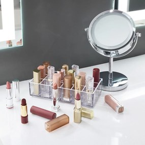 Organizzatore per cosmetici da bagno in plastica riciclata Lip Station - iDesign