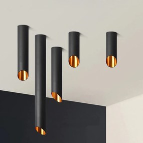 LAMPADA DA SOFFITTO BLACK GOLD 20 CM APP571-1C