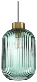 Ideal Lux - Lampadario a sospensione con filo MINT 1xE27/60W/230V diametro 20 cm verde