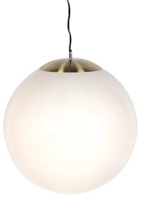 Lampada a sospensione scandinava vetro opalino 50 cm - Ball 50