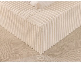 Letto matrimoniale imbottito beige con contenitore e rete inclusi 200x200 cm Cloe – Ropez