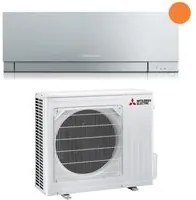 Climatizzatore Condizionatore Mitsubishi Electric Inverter KIRIGAMINE ZEN SILVER 18000 Btu MSZ-EF50VGKS R-32 Wi-Fi Integrato Argento