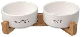 Set di ciotole in ceramica con base per cani ø 16 cm Dog Fantasy - Plaček Pet Products
