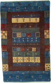 Gabbeh Tappeto 130x80 (Iran) Annodato A Mano