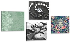 Set di quadri – Feng Shui in combinazione insolita