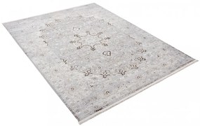 Tappeto di design vintage bianco-grigio chiaro con motivi Larghezza: 140 cm | Lunghezza: 200 cm