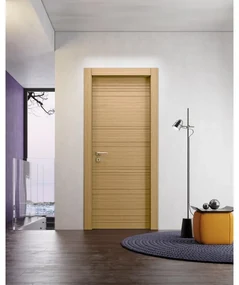 Porta battente Pta Incanto F Neu 70X210 8,5/12,5 Rev. rovere L 70 x H 210 cm reversibile