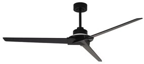 Ventilatore da soffitto Brisa Mini nero, Ø 150 cm, CCT, dimmerabile, MANTRA IP44