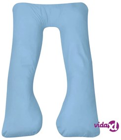 vidaXL Cuscino di Gravidanza 90 x 145 cm Azzurro