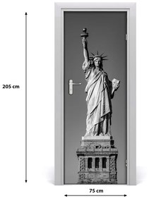 Adesivo per porta statua della Libert? 75x205 cm