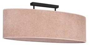 Duolla - Lampadario a plafone OVAL 2xE27/15W/230V rosa