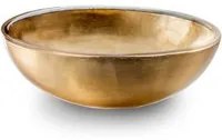 Lavandino da appoggio 'Gold Basin' in resina 40x13h cm by Cipi - Oro