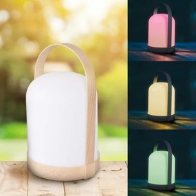 Lampada da tavolo decorativa LED RGBW MINORKA LED/0,3 W/4,5 V 3xAA