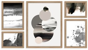 Dipinti in set di 5 pezzi 30x40 cm Planets - Malerifabrikken