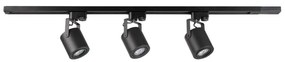 Faretto per sistema a binario MINOR 3xGU10/10W/230V + 1 m rotaia sistema