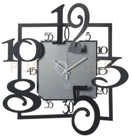 Orologio da parete particolare amos nero