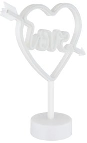 Globo 28066 - Decorazione da tavolo LED Neon ARMOR LED/2W/3xAA cuore