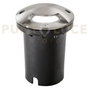 Faro carrabile a incasso hummer acciaio 1 luce attacco gu10 ip67 10...