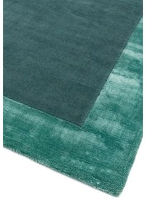 Tappeto in misto lana tessuto a mano color petrolio 80x150 cm Ascot - Asiatic Carpets