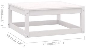 Set Divani da Giardino 13 pz con Cuscini Legno Massello di Pino