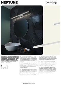 Redo 01-1672 - Illuminazione a LED per specchi da bagno NEPTUNE LED/12W/230V IP44