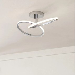 Eglo 902145 - Plafoniera a LED CONGIUNTI LED/12W/230V 2700/4000/6500K finitura cromata