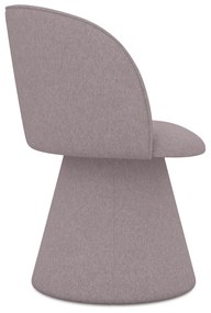 Sedia da pranzo lavanda in imbottito Maia – Makamii