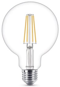 Lampadina LED 7W (806lm) Filament Globe Ø93 E27 - Philips