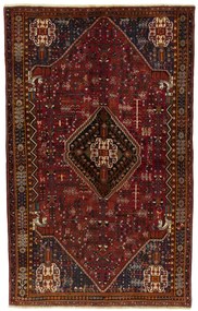 Shiraz Tappeto 250 x 160 Rosso (Iran) Annodato A Mano