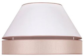 Duolla - Plafoniera AVIGNON 3xE27/15W/230V diametro 60 cm bianco/beige