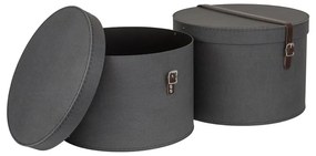 Set di 2 scatole nere Rut - Bigso Box of Sweden