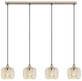 Globo 15758-4H - Lampadario sospeso su cavo ALFRED 4xE27/40W/230V