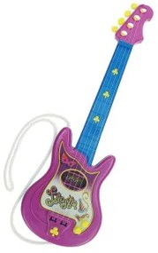 Chitarra da Bambino Reig Party 4 Corde Elettrica Azzurro Viola