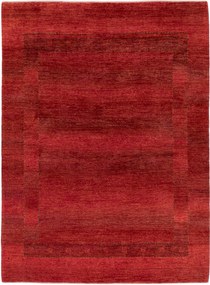 Loribaft Tappeto 170 x 220 Rosso (Iran) Annodato A Mano