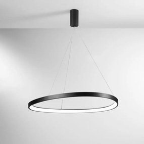 Lampadario LED moderno Klapton nero Ø85cm, LUCE AMBIENTE DESIGN