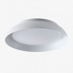 Plafoniera LED in Acciaio Azanuy Bianco - Sklum