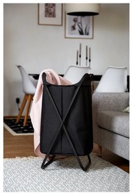 Cestino pieghevole nero per la biancheria Loft - Wenko